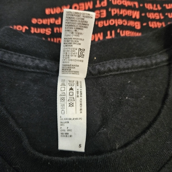 Maroon 5 2015 World Tour Maroon V Tour Concert Tee-Shirt Size Small Unisex T10 - Picture 7 of 9